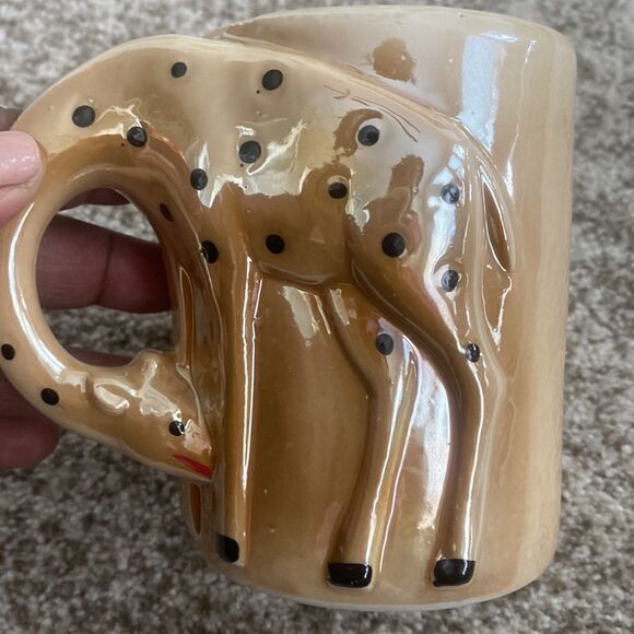 Brazilian Giraffe Glazed Mug  - Picture 3 of 5